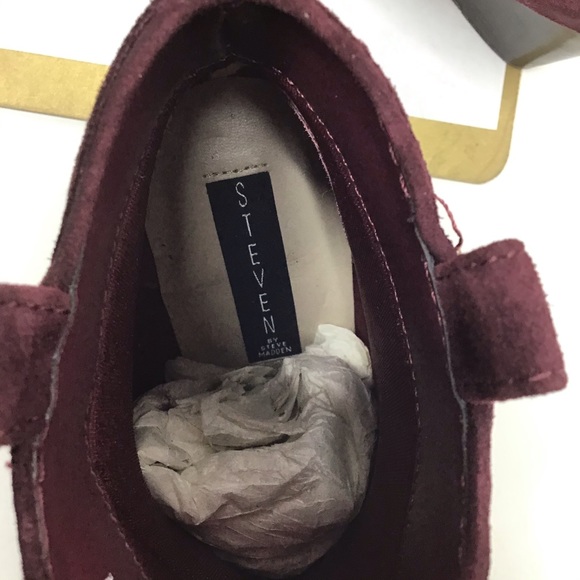 Steven STEVE MADDEN |  Mitch Wine Suede Western Boots - Picture 13 of 16